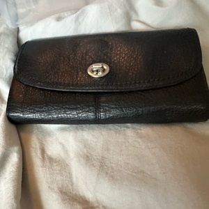 Coach leather wallet